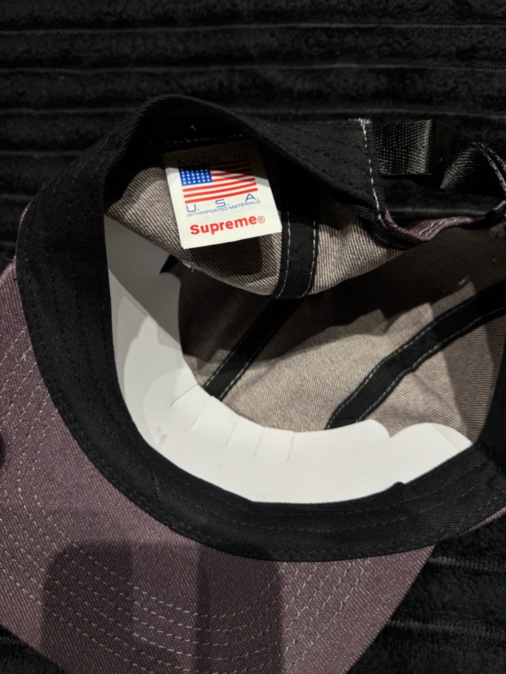 Supreme Purple 5-Panel Camp Cap - Picture 3 of 3